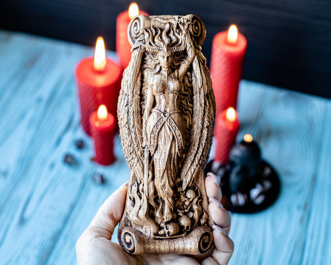 Goddess Lilith Underworld Figurine: Power and Defiance