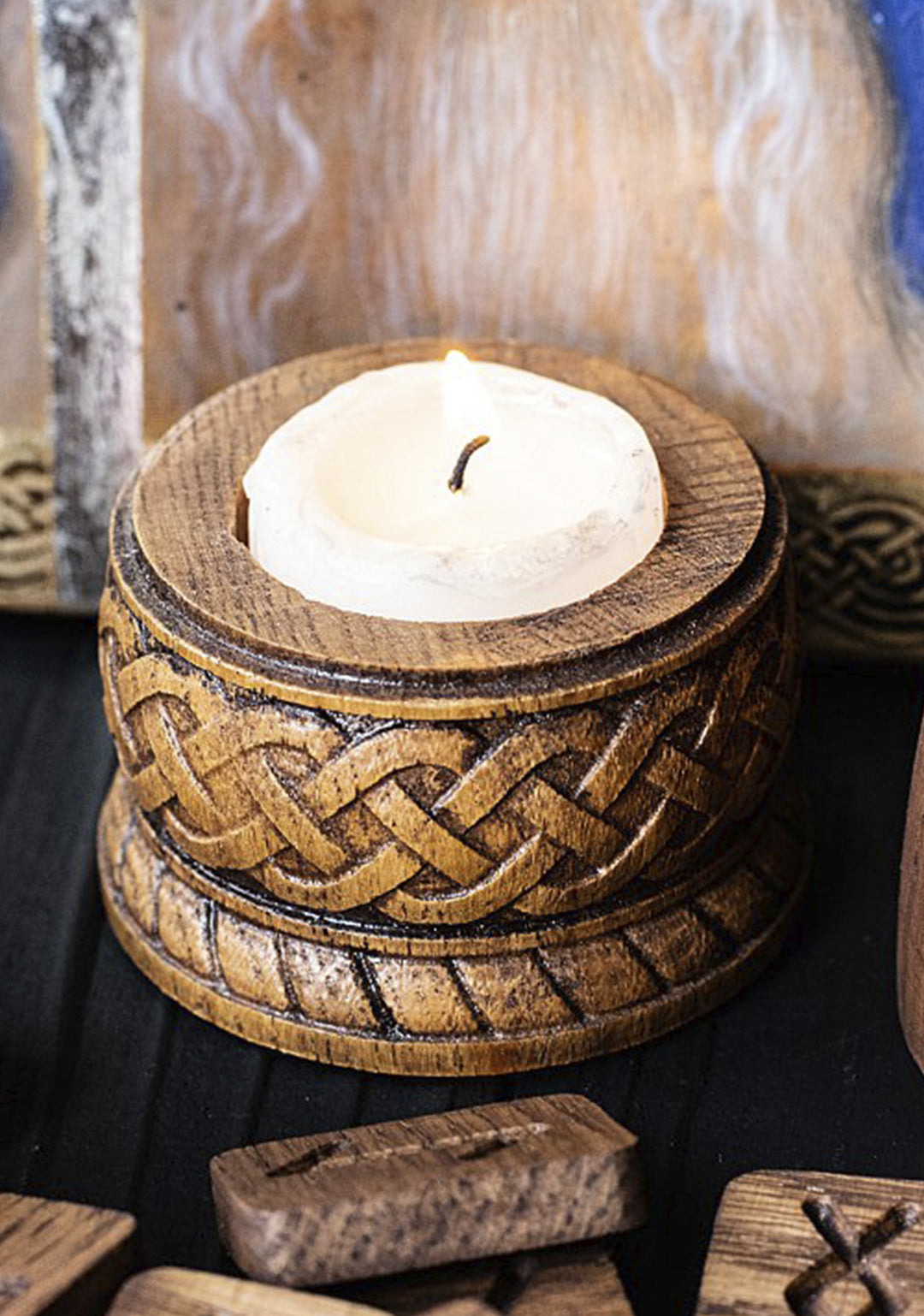 Scandinavian candle holder, candlestick