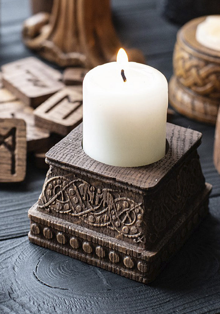 Scandinavian candle holder, candlestick