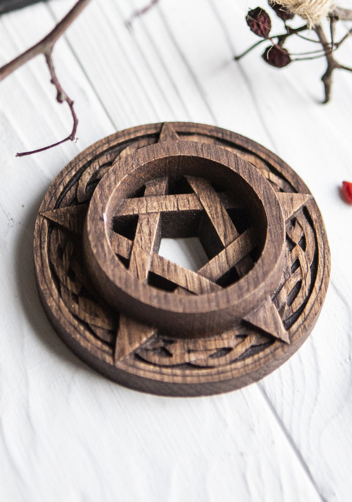 Celtic candle holder, candlestick