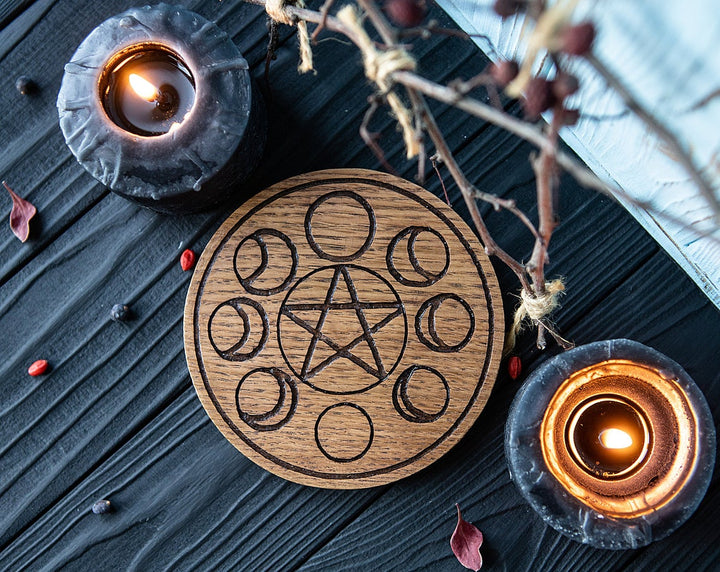 Pentacle lunar phases
