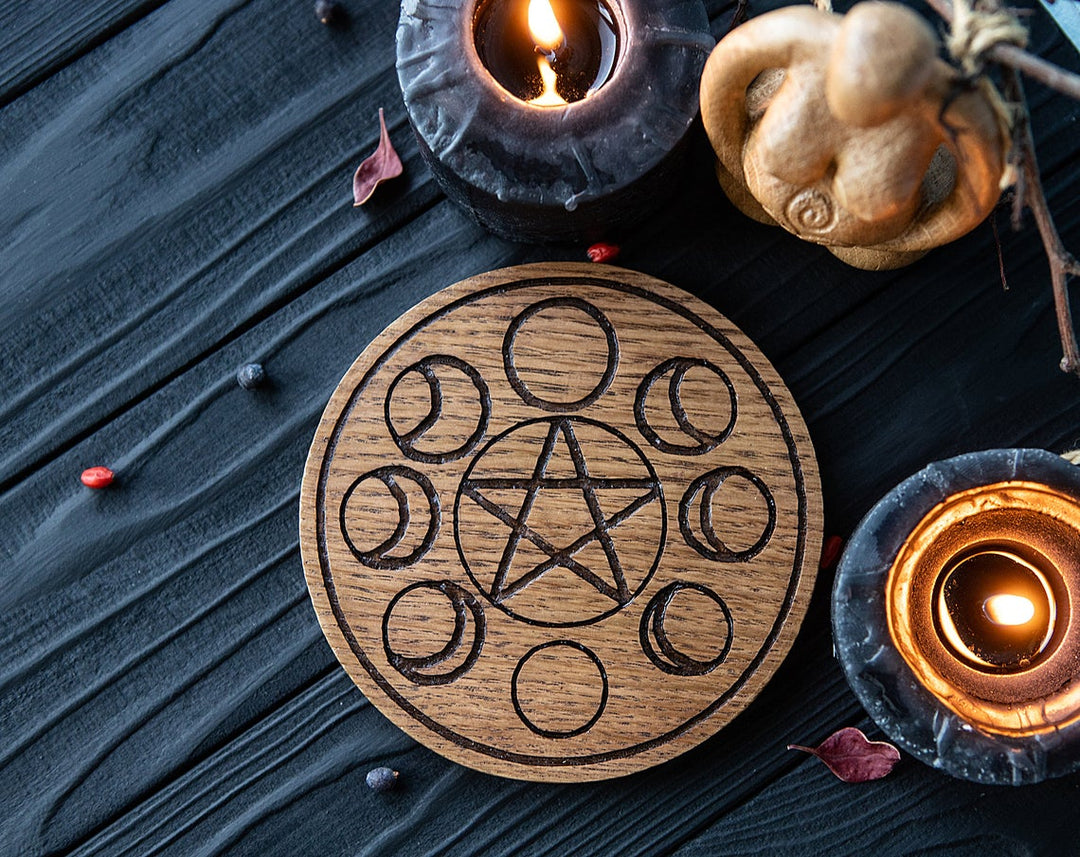 Pentacle lunar phases