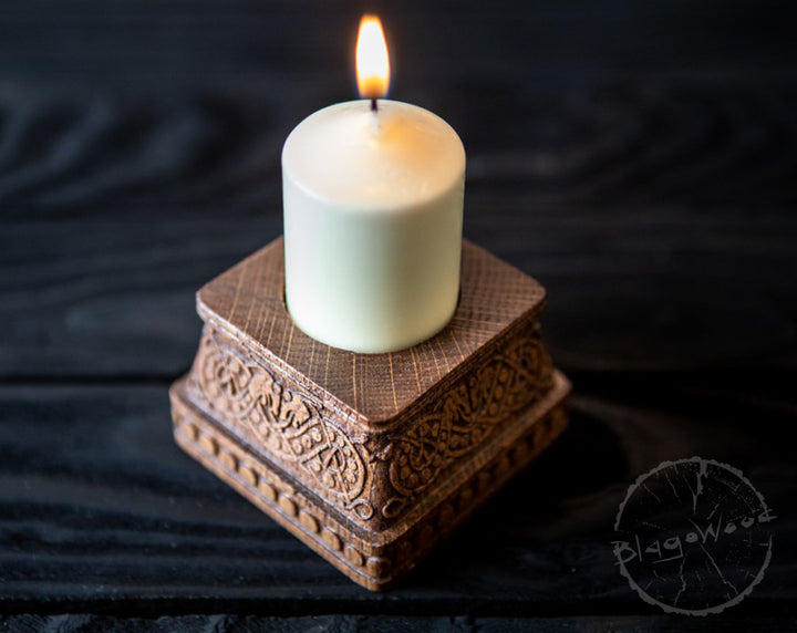 Scandinavian candle holder, candlestick