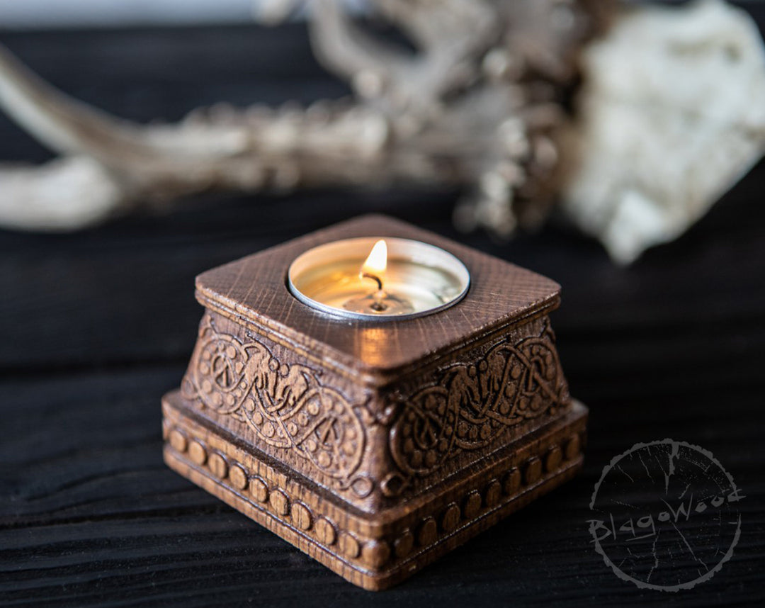 Scandinavian candle holder, candlestick