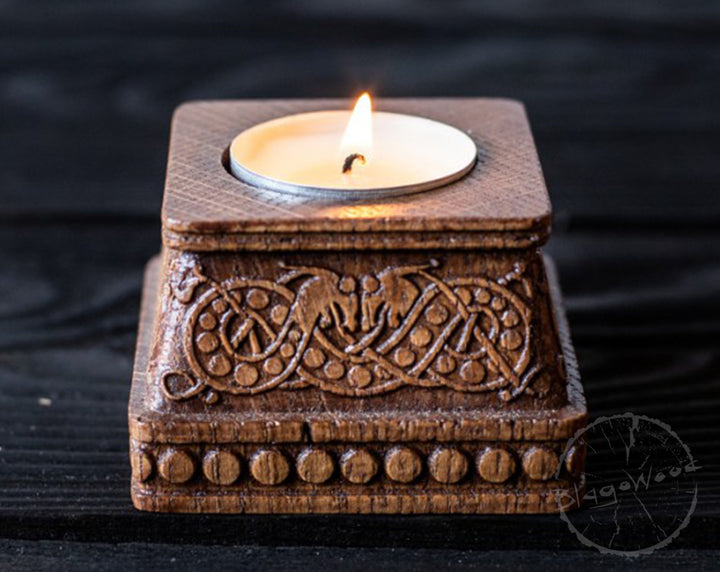 Scandinavian candle holder, candlestick